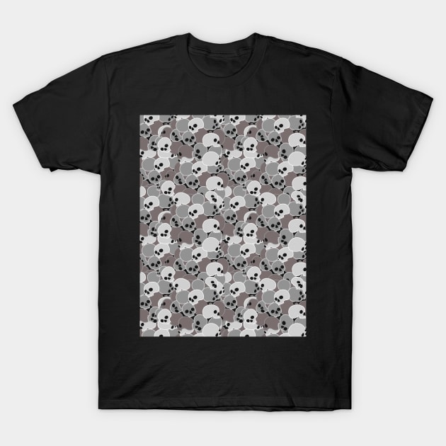 Endless Pile of Skulls T-Shirt by inatorinator